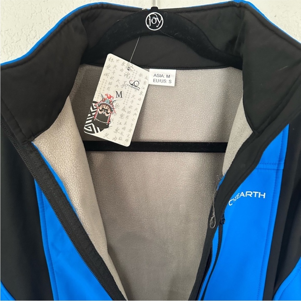 New! Cycearth Warmup Thermal Softshell Cycling Jacket Wind & Waterproof - Picture 8 of 11